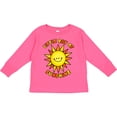 thumbnail image 3 of Inktastic Little Ray of Sunshine Cute Smiling Yellow and Orange Sun Boys or Girls Long Sleeve Toddler T-Shirt, 3 of 5