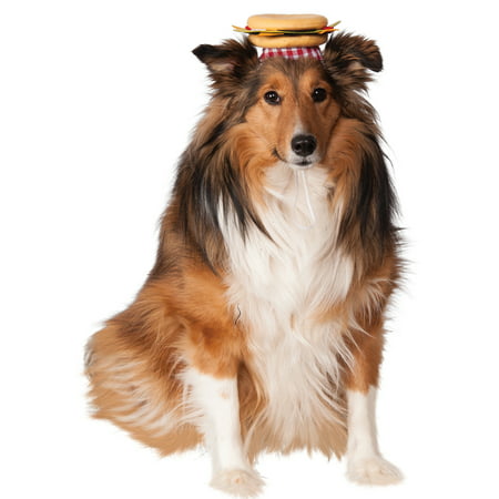 Pet Cheeseburger Hat Funny Cute Dog Cat Costume Halloween Fancy Dress
