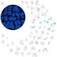 thumbnail image 3 of 53 Pieces Luminous Butterfly Wall Stickers Wall Art Glow in The Dark Sticker Butterfly Wall Decors Decal Ceiling Butterfly Stickers DIY Art Crafts DIY, 3 of 9