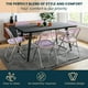 thumbnail image 2 of Silla plegable LeisureMod Lawrence de acrílico magenta con estructura de metal, 2 of 9