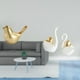 thumbnail image 2 of Figura de pájaros,Figura de pájaro dorado,decoración del hogar,estatua de animal,estatua de cisne,Estatuas y figuritas de cisne de cerámica modernas Esculturas,Escultura de animales, 2 of 8