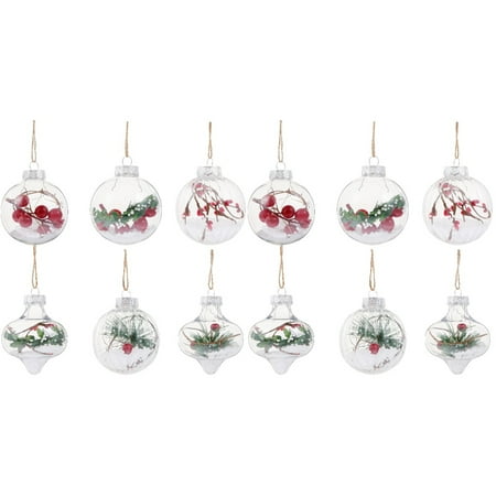 

Frcolor Christmas Ornaments Hangingball Tree Xmas Shatterproof Balls Pendants Tree Decor Adornments Snow Artificial Ornaments