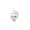thumbnail image 2 of 925 Sterling Silver Snake Women Wrap Ring Natural Opal Cobra Snake Rings, 2 of 4