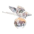 thumbnail image 2 of NookHive Crystal Flying Butterfly Statue with Crystal Ball Base, Sparkling Desk Home Bedroom Decoration, Glass Animal Collectible Gift,White, 2 of 4