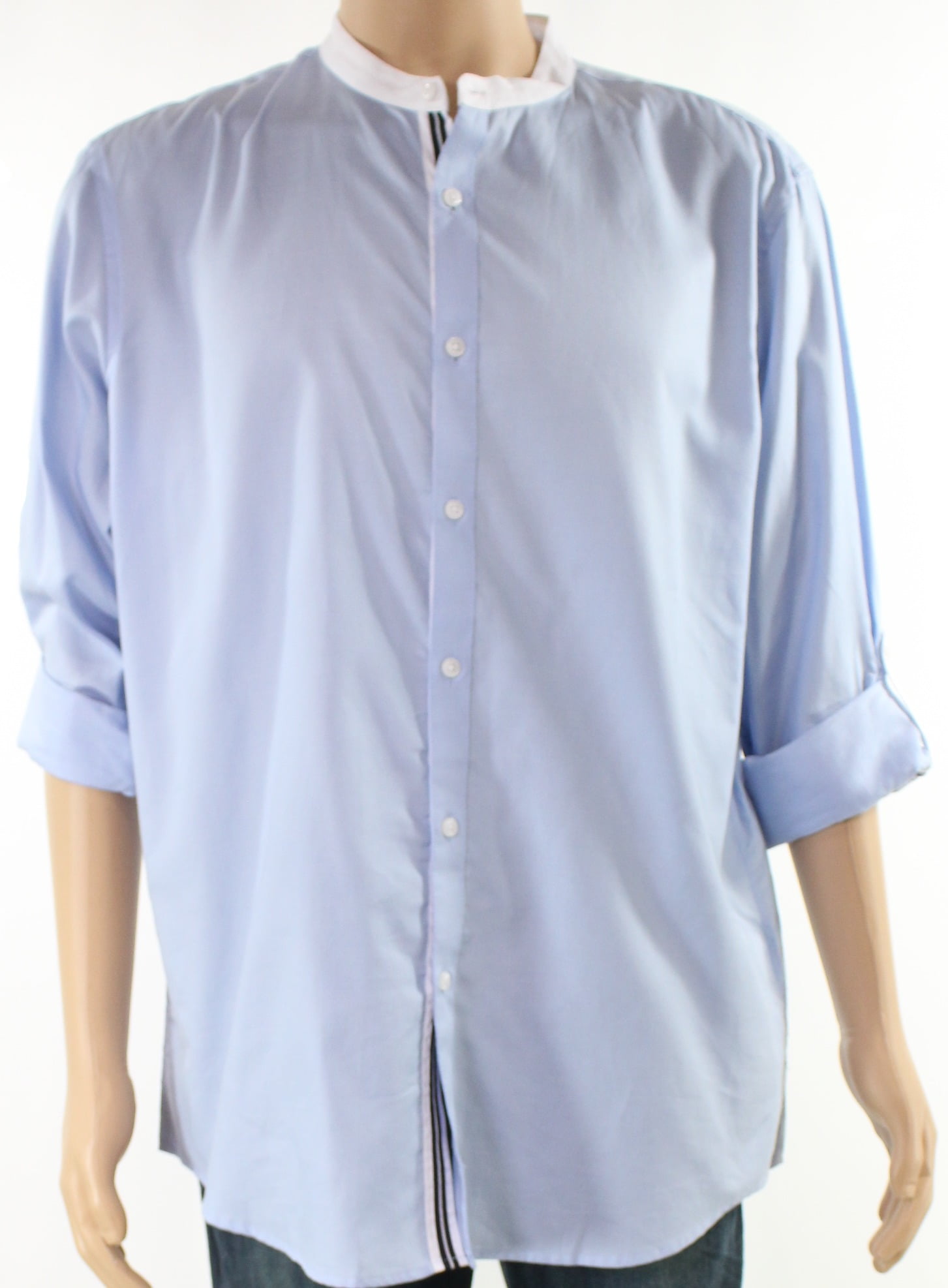 white tshirt with collar