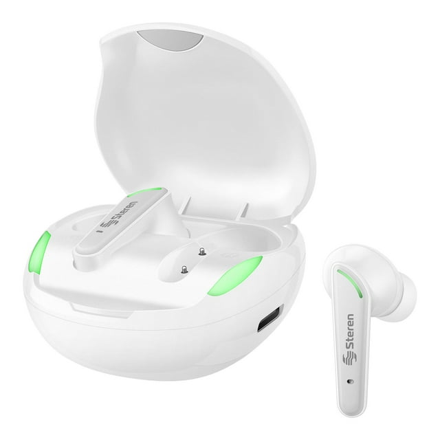 Audífonos Bluetooth* FreePods Touch True Wireless, blancos Steren AUD-7400BL