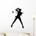 thumbnail image 1 of Wallmonkeys Sports Silhouette Tennis Wall Decal by Wallmonkeys Peel and Stick Graphic (18 in H x 11 in W) WM110226, 1 of 4