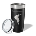 thumbnail image 2 of Lake Thompson Map Tumbler Travel Mug Insulated Laser Engraved Coffee Cup South Dakota 20 oz Black, 2 of 5