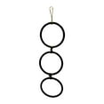 thumbnail image 1 of Bunblic Snake Climbing Enrichment Rings Habitat Reptile Tank Accessories Black, 1 of 8