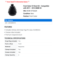 thumbnail image 2 of Front Outer CV Boot Kit - Compatible with 2011 - 2013 BMW X5 2012, 2 of 2