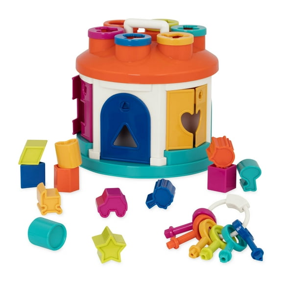 Battat Shape Sorter House Early Learning Activity Toy for 2 Years  