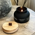 thumbnail image 5 of Better Homes and Gardens Salted Coconut Mahogany Scented Wooden Wick Bell Jar Candle 18oz., 5 of 8