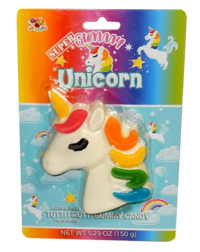 Albert's Super Gummy Unicorn Tutti Fruity Gummy Candy 5.29 oz