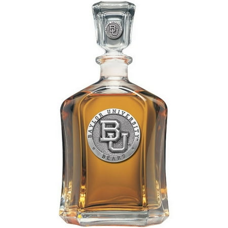 - Baylor University Bears Decanter Whiskey Liquor Bottle