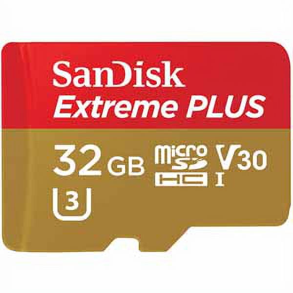SanDisk 32GB Extreme® PLUS microSDHC? UHS-I Card with adapter