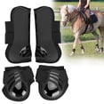 thumbnail image 1 of Horse Boots, Horse Leg Wraps Splint Boots For Horses 2 Pair Thicken PU Front Hind Boots Legs Protector Elastic Horse Boot For Riding Shock Absorbing Jumping Competition Protection, 1 of 7
