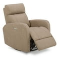 thumbnail image 2 of CHITA Power Swivel Glider Rocking Recliner Nursery Chair Living Room Chair, Fabric, Light Brown, 2 of 9