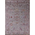thumbnail image 1 of Ahgly Company Machine Washable Indoor Rectangle Industrial Modern Dark Goldray Area Rugs, 6' x 9', 1 of 7