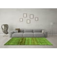 thumbnail image 3 of Ahgly Company Indoor Round Abstract Green Modern Area Rugs, 8' Round, 3 of 4