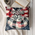 thumbnail image 3 of SHANXI Christmas Pillow Covers Bowknot Decorations Winter Throw Pillow Cases Decor for Sofa Couch 18x18in, 3 of 5