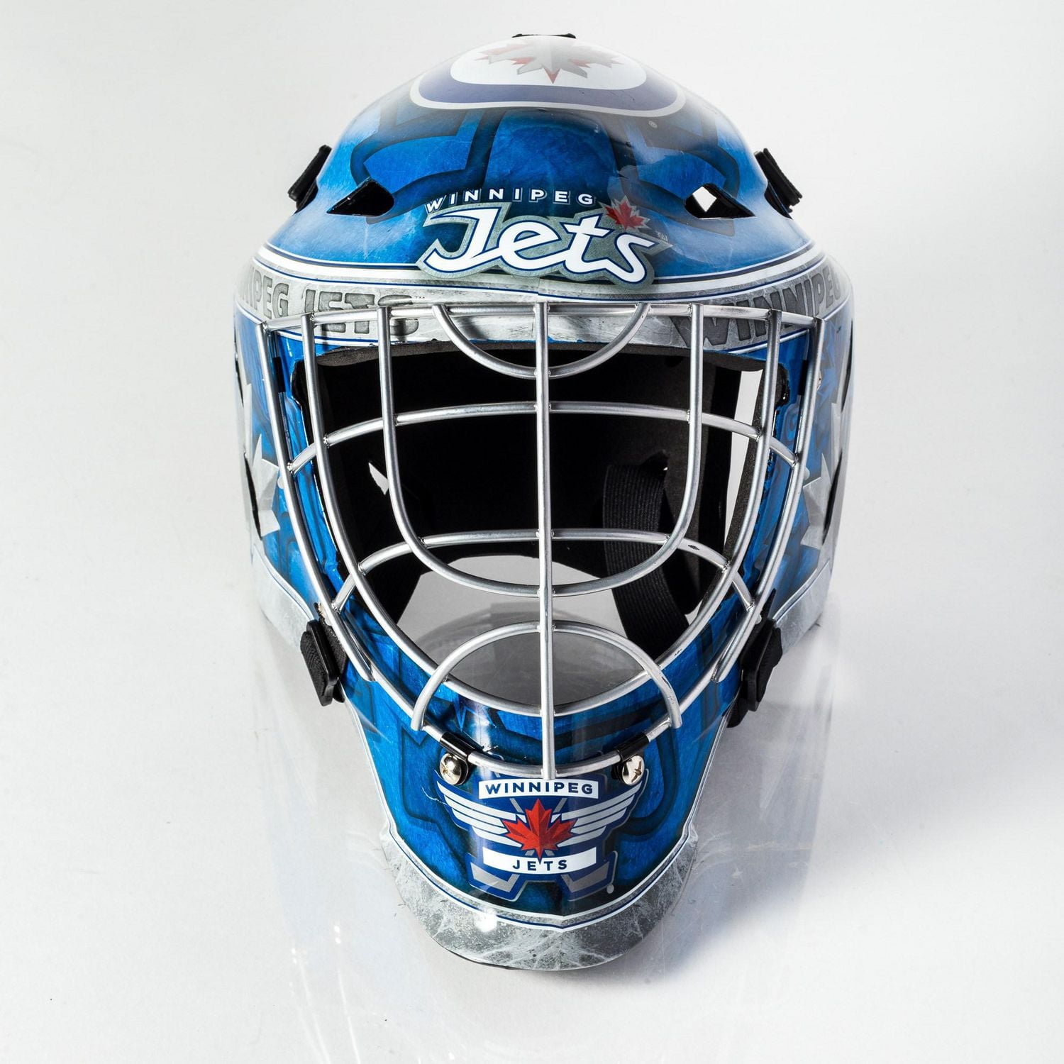 Franklin Sports LNH Masque de gardien Jets de Winnipeg GFM 1500 Masque de gardien Jets