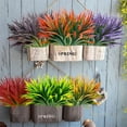 thumbnail image 4 of BITOUSHI 12 Pcs Outdoor Fake Plants UV Resistant Artificial Tall Grass Plants Faux Tropical Bushes Fall Winter Summer Planters Yard Patio Front Porch Decor Plastic Greenery Decoration - Green, 4 of 7