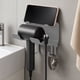 thumbnail image 4 of Soporte de Pared para Secador de Pelo de Baño, Multifuncional, Grueso, Sin Taladro, Ahorra Espacio, con Gancho y Soporte para Teléfono., 4 of 6