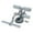 Gray, variant on Floor Sit Up Rod with Double Suctions Cup Portable Sit Up Assistant Device Fitness Rod Waist Belly Exercise Tool