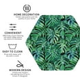 thumbnail image 4 of Balery 6 Pcs Monstera Leavesleather Coasters Set, Drink Table Cup Coasters For Living Room Kitchen Coffee Decor, 4 of 9