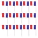 thumbnail image 2 of Peligencias de cupcake de bandera de 200 piezas de Francia Mini palpas de palo de palo banderas de cóctel, 2 of 7
