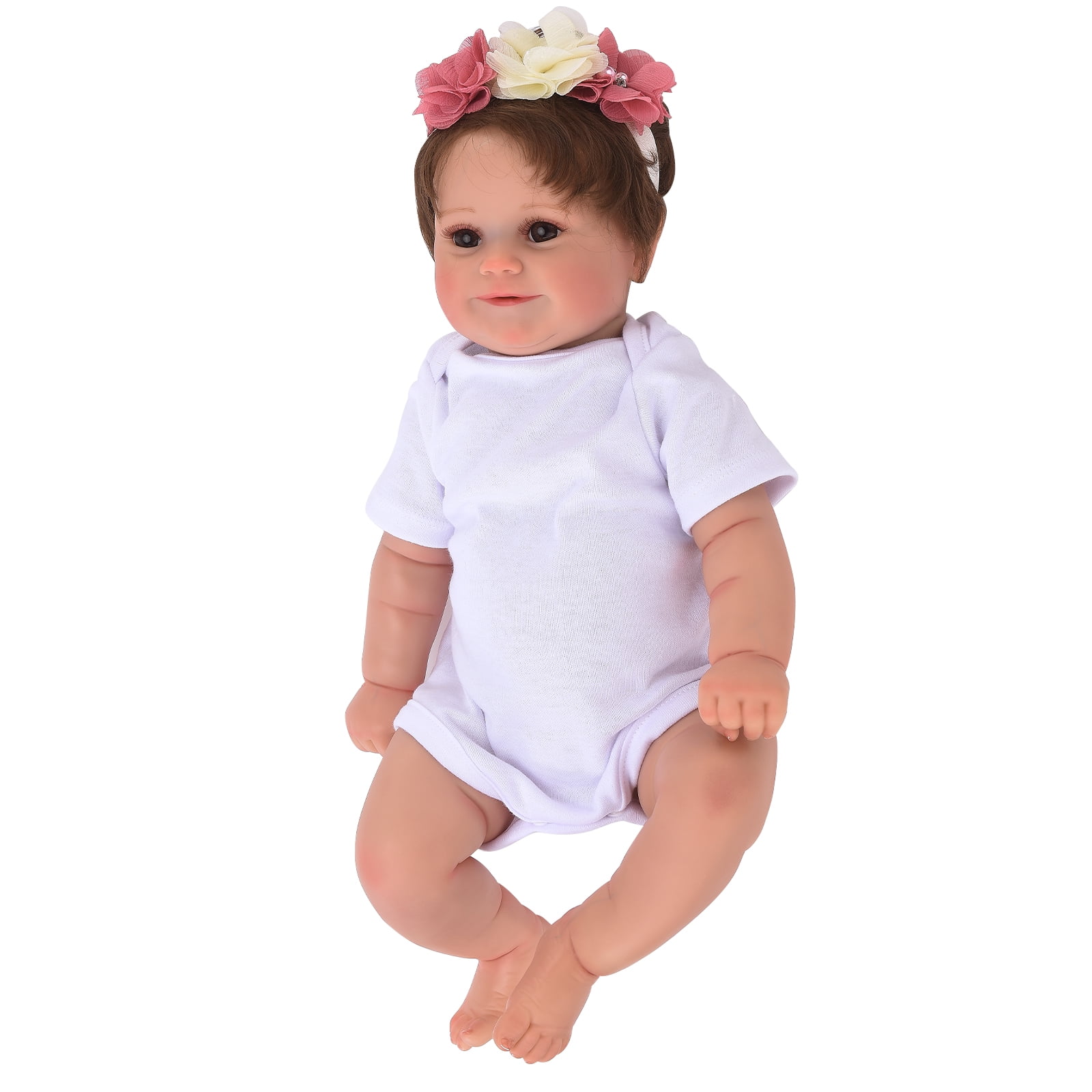 Npk 50cm Maddie Reborn Baby Full Body Silicone Girl Doll Toddler Princess  With Blonde Rooted Hair 100% Hand Painted Doll Christmas Gift Toys