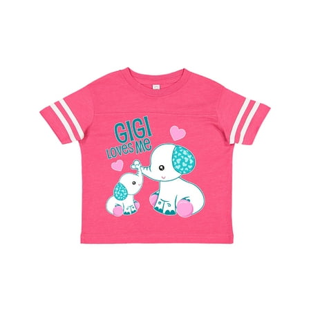 

Inktastic Gigi Loves Me-cute elephants Gift Toddler Boy or Toddler Girl T-Shirt