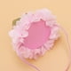thumbnail image 5 of Diadema con gorro de primer cumpleaños para bebé, tiara de flores, corona de fiesta, diadema, gorro de fiesta (estampado de flores de gasa), 5 of 7