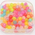 thumbnail image 2 of U8MO 500 Mixed Jelly Colour Acrylic Smooth Ball Round Beads 6mm Jewelry Making, 2 of 9
