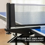 HEAD Collapsable Ping Pong Table with Net, 108 x 60 x 30 inches, Blue