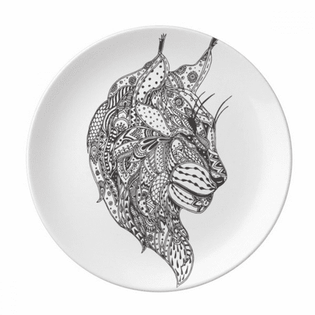 

Cat Human Paint Quiet Plate Decorative Porcelain Salver Tableware Dinner Dish