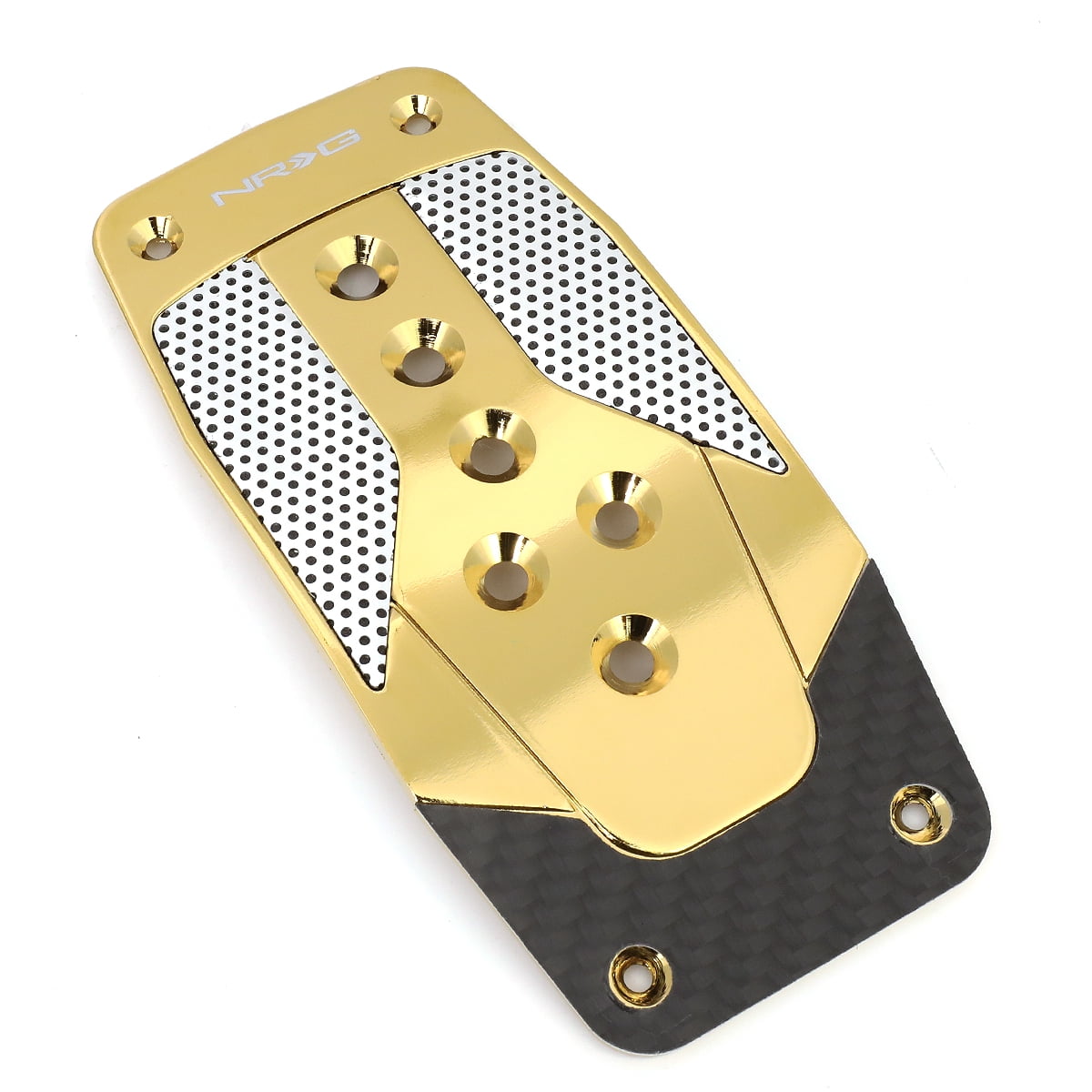 Gold Chrome w//Black Carbon UrMarketOutlet NRG PDL-150CG Brake//Gas Automatic at Sport Race Foot Pedal Plates Cover Set