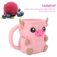 thumbnail image 4 of Cerro De Cartoones De Helado De Vacas Con Ranura Para Cuchara, Manga Aislada De PLA A Prueba De Fugas Para Pintas O Latas De Cerveza De 16 Oz, Linda Taza Sin Deslizamiento, 4 of 7