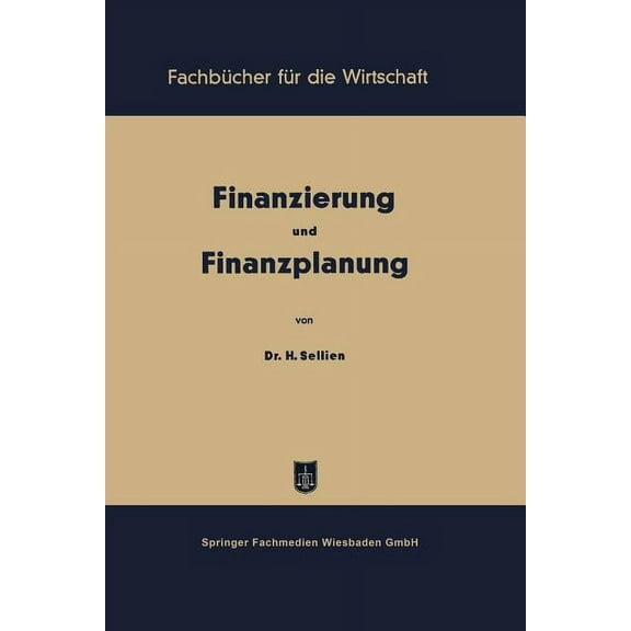 Finanzierung Und Finanzplanung, (Paperback)