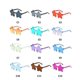 thumbnail image 5 of Frameless Star Sunglasses, Star Sunglasses, Transparent Candy Color Glasses, Tinted Glasses, Favorite Studio Accessories For Singles, Well-packed Airm, 5 of 5