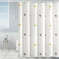 thumbnail image 4 of TNDBKQWR Cheap Curtains Shower Curtain Textured Bathroom Window Curtains Hotel Style Shower Curtain, 180x180cm(1PCS), 4 of 6