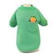 thumbnail image 6 of SPRING PARK Pet Clothes, Dog Carrot Pattern Printed Coat Puppy Sweatshirt Warm Sweater Outfits Coat for Puppy Small Medium Dog, 6 of 6
