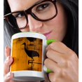 thumbnail image 2 of New Mexico, Bosque Del Apache, Sandhill Crane Bird - Us32 Pha0002 - Peter Hawkins, 11oz Two-Tone Green Mug, 2 of 7