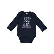 Inktastic Block Island Rhode Island Vacation Boys or Girls Long Sleeve Baby Bodysuit