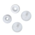 thumbnail image 3 of OUNONA 100-Piece White Plastic Snap Fasteners Kit for Sewing Beginners, Clothing Accessories and Craft Supplies, 3 of 8