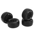 thumbnail image 1 of Pneus de Roues 1/10 RC, Noir Texture Inégale Pneus de Voiture RC Amorti pour une Conduite Stable, 1 of 7