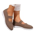thumbnail image 1 of Mepaouo Ballerines pour Femmes Mary Jane à Bout Rond en Crochet et Maille Décontractées pour Bureau Travail Robe Ballerines, 1 of 8