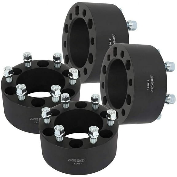 ECCPP Compatible with 2003-2013 for Cadillac Escalade EXT 2007-2013 for Chevrolet Avalanche 2000-2013 for GMC Yukon 4PCS 6 Lug 6x139.7mm Wheel Spacers Adapters 6x5.5 to 6x5.5 14x1.5 108mm CB 3"