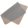 thumbnail image 3 of Qumonin Beige Silicone Placemat Set with Non- Rubber Backing and Pot Trivet, Pastry Mat for Kitchen and Dining Use, 3 of 5