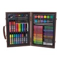 thumbnail image 1 of Conjunto de Colores para Arte Art 101 USA AUA438599076 Crayones Acuarelas Marcadores 82Piezas en Estuche de Madera Café Art 101 USA AUA438599076, 1 of 2